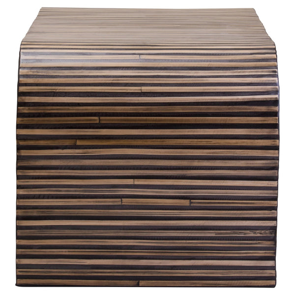 Bambusa Bamboo Inlay Curved Coffee Table - XShowhome Limited - Xshowhome