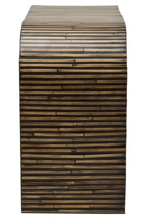 Bambusa Bamboo Inlay Curved Console Table - XShowhome Limited - Xshowhome