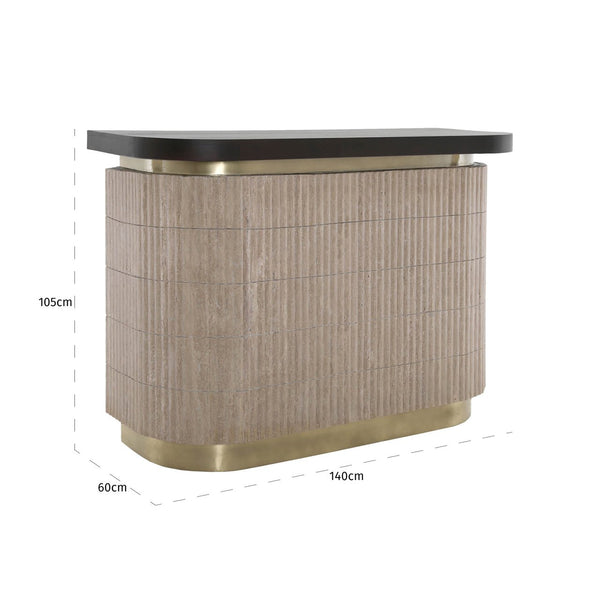 Bar Martini brown - Canwell Interiors Limited - Richmond