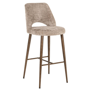 Bar stool Delphine lovely nature fire retardant - Canwell Interiors Limited - Richmond