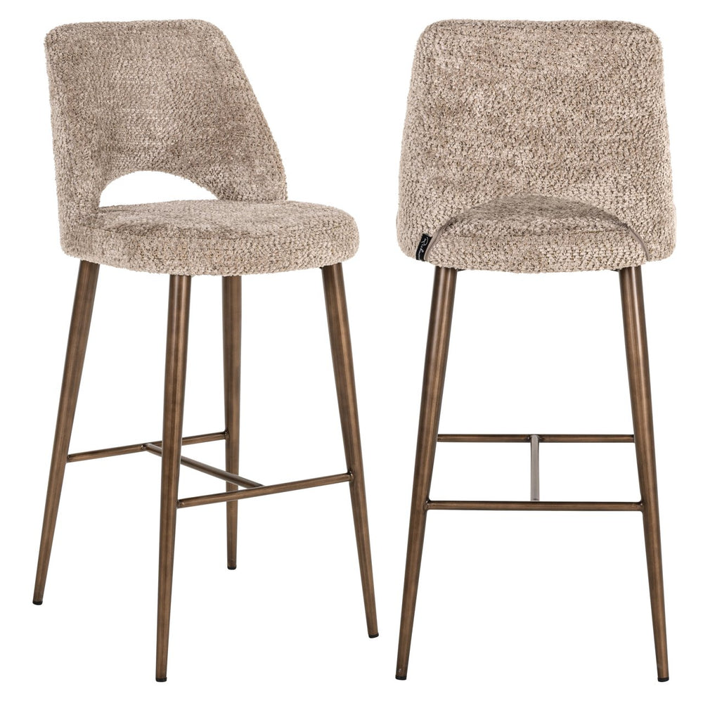 Bar stool Delphine lovely nature fire retardant - Canwell Interiors Limited - Richmond