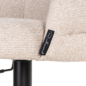 Bar stool Nikki biscotti swivel fire retardant - Canwell Interiors Limited - Richmond
