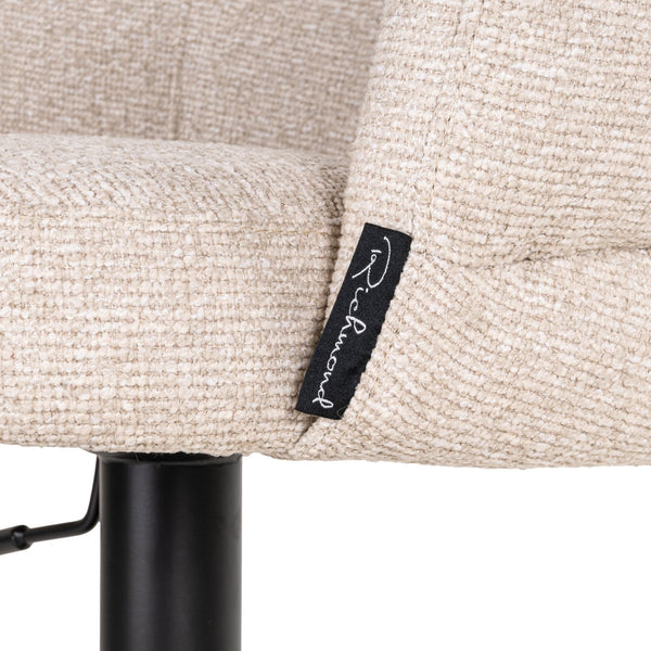 Bar stool Nikki biscotti swivel fire retardant - Canwell Interiors Limited - Richmond