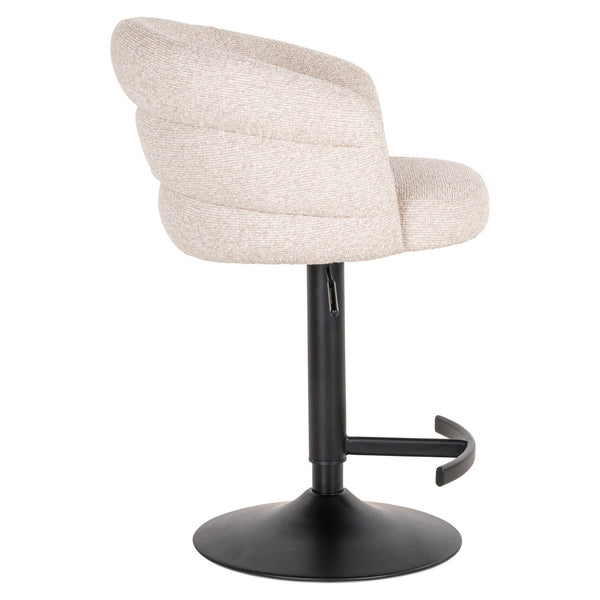 Bar stool Nikki biscotti swivel fire retardant - Canwell Interiors Limited - Richmond