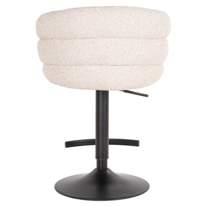 Bar stool Nikki biscotti swivel fire retardant - Canwell Interiors Limited - Richmond