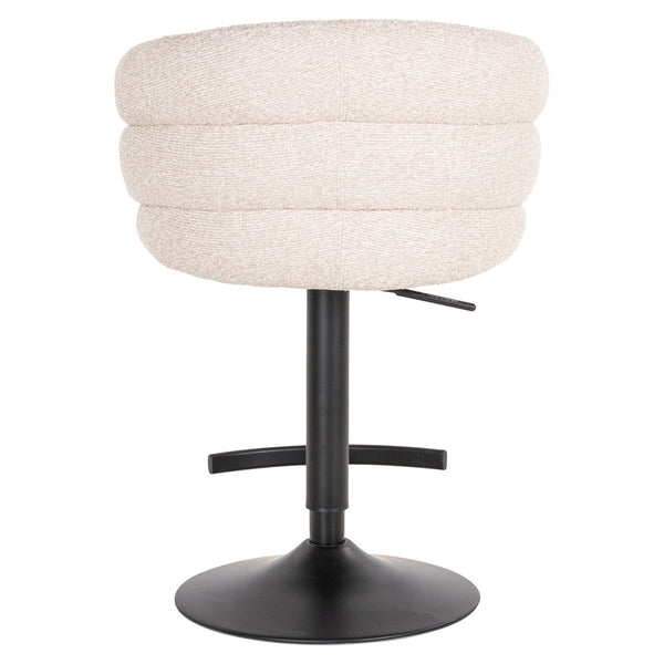Bar stool Nikki biscotti swivel fire retardant - Canwell Interiors Limited - Richmond