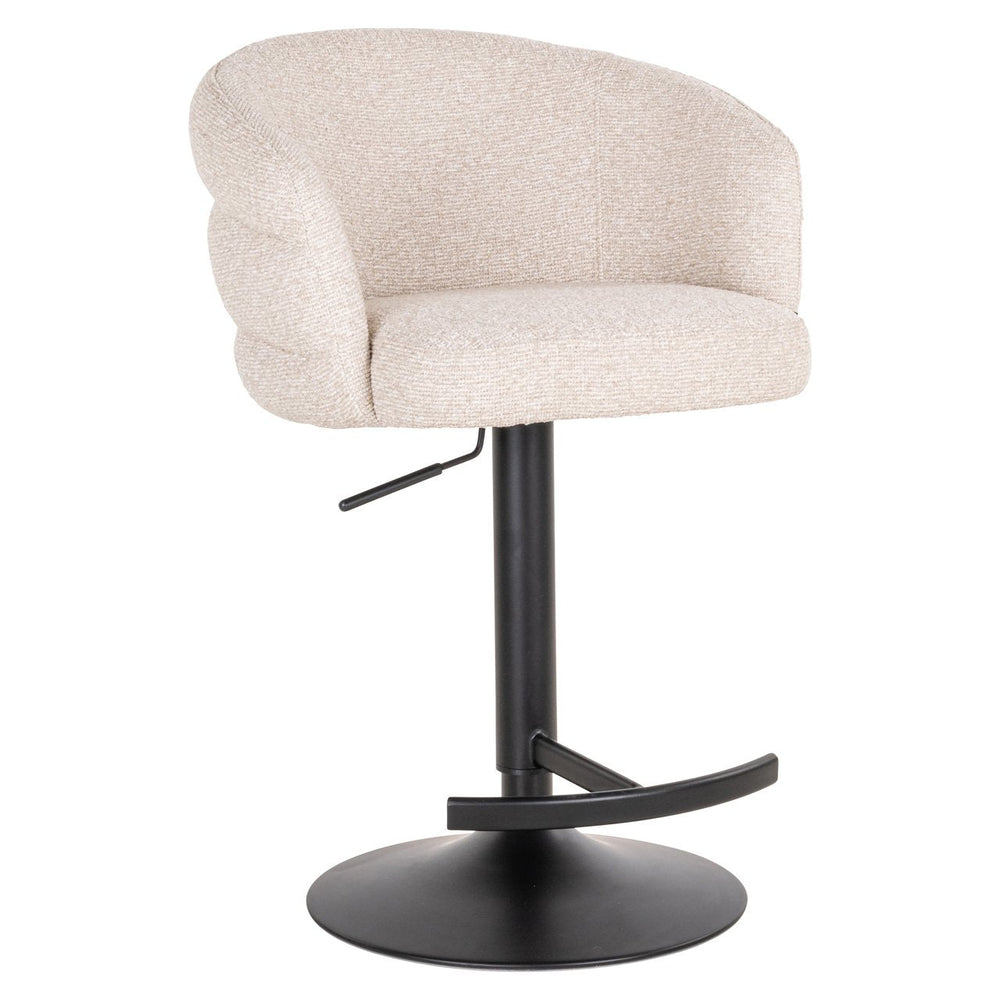 Bar stool Nikki biscotti swivel fire retardant - Canwell Interiors Limited - Richmond