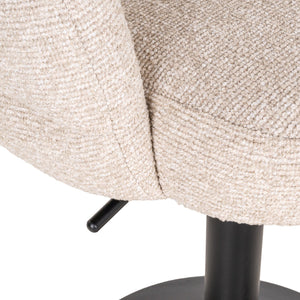 Bar stool Nikki biscotti swivel fire retardant - Canwell Interiors Limited - Richmond