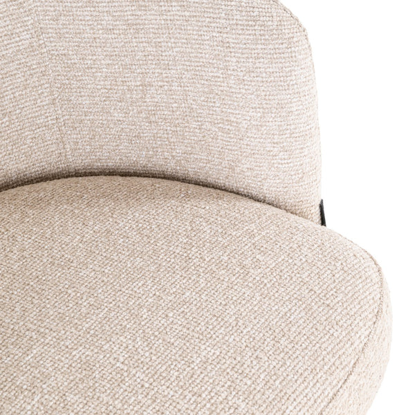 Bar stool Nikki biscotti swivel fire retardant - Canwell Interiors Limited - Richmond