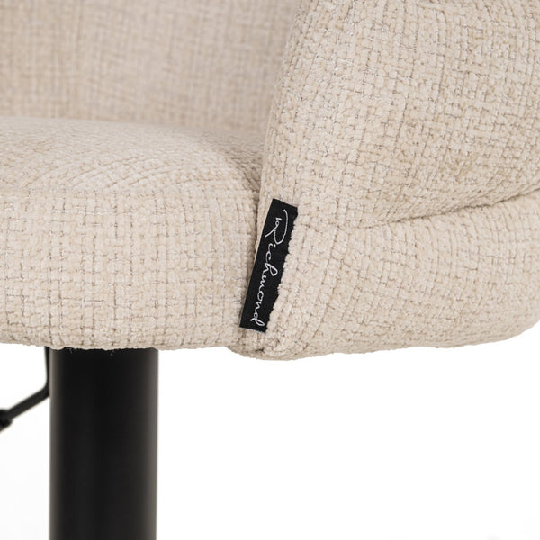 Bar Stool Nikki Niagara Beige Swivel Fire Retardant - XShowhome Limited - Richmond
