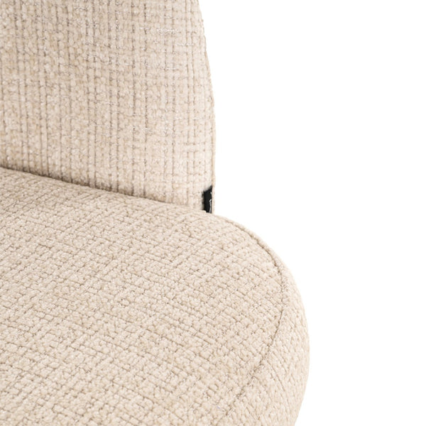 Bar Stool Nikki Niagara Beige Swivel Fire Retardant - XShowhome Limited - Richmond