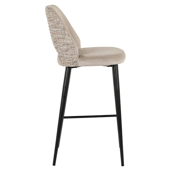 Bar stool Tabitha trendy nature fire retardant - Canwell Interiors Limited - Richmond