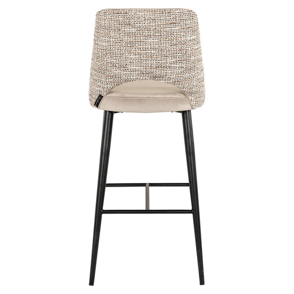 Bar stool Tabitha trendy nature fire retardant - Canwell Interiors Limited - Richmond