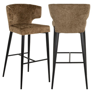 Bar stool Taylor brandy fusion fire retardant - Canwell Interiors Limited - Richmond