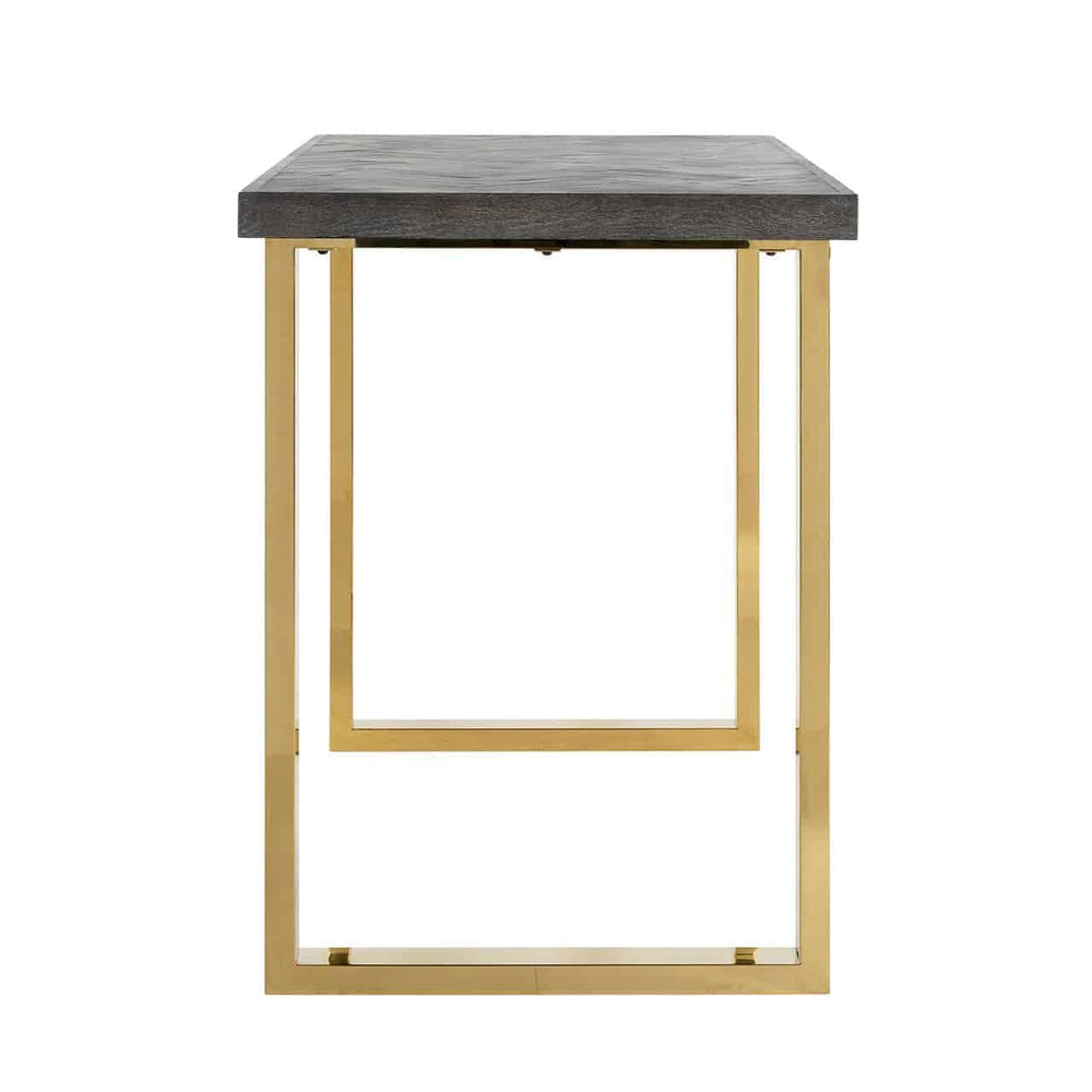 Bar Table Blackbone Gold 160 (black Rustic) - Canwell Interiors Limited - Richmond