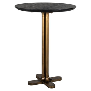 Ex-Display Revelin Bar Table - Black/Gold 81Ø - Richmond Interiors - Xshowhome