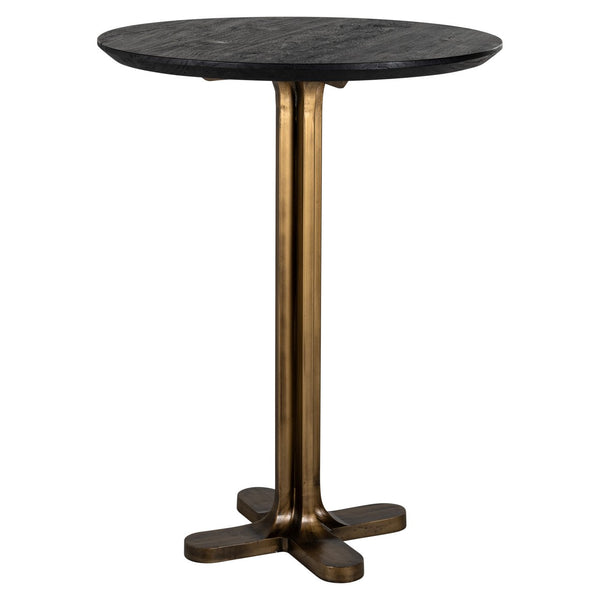 Ex-Display Revelin Bar Table - Black/Gold 81Ø - Richmond Interiors - Xshowhome