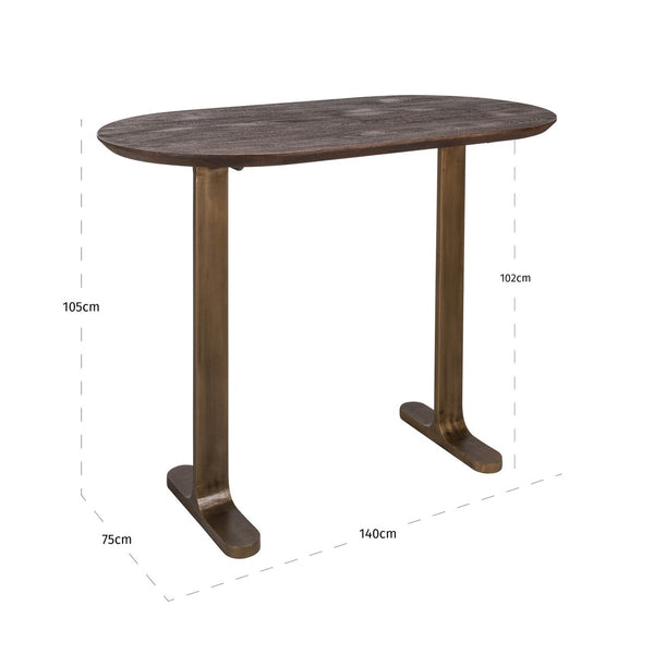Bar table Revelin dark brown - Canwell Interiors Limited - Richmond