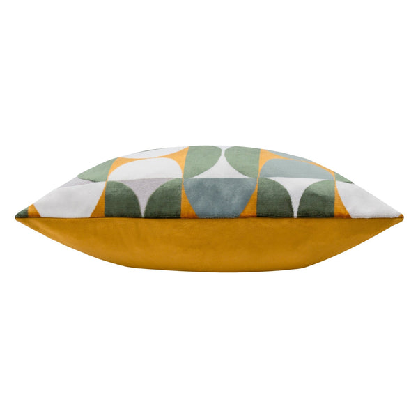 Bardot 50x50 Feather Filled Cushion Gold/Blue - XShowhome Limited - Riva