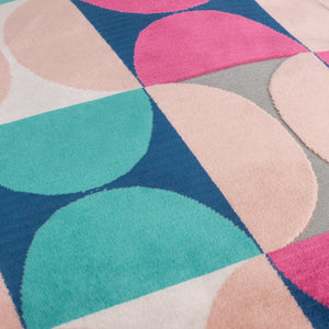 Bardot 50x50 Feather Filled Cushion Magenta & Blue - Canwell Interiors Limited - Riva