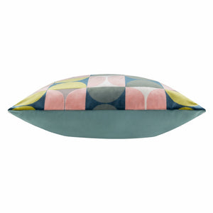 Bardot 50x50 Feather Filled Cushion Pink/avo Green - Canwell Interiors Limited - Riva