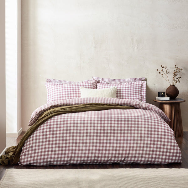 Barton Double Duvet Set Berry - Canwell Interiors Limited - Riva