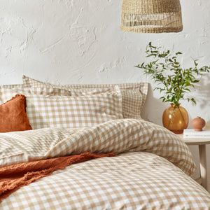 Barton Double Duvet Set Biscuit - XShowhome Limited - Riva