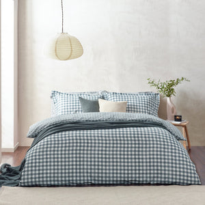 Barton Double Duvet Set Navy - Canwell Interiors Limited - Riva