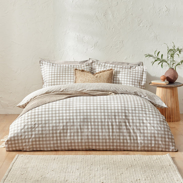 Barton Super King Size Duvet Set Natural - Canwell Interiors Limited - Riva