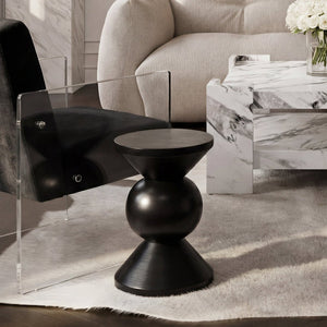 Baru Black Side Table - Canwell Interiors Limited - Canwell