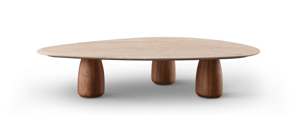 Basilca Coffee Table - Walnut Travertine - XShowhome Limited - Tommy Franks