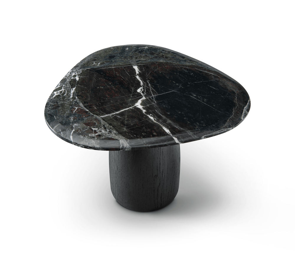 Basilca Side Table - Matte Black Marble - XShowhome Limited - Tommy Franks