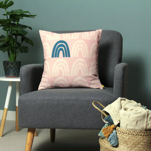 Be Kind Rainbow 43x43 Feather Filled Cushion Multi - Canwell Interiors Limited - Riva
