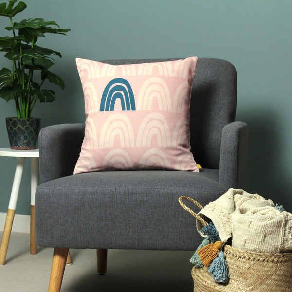 Be Kind Rainbow 43x43 Feather Filled Cushion Multi - Canwell Interiors Limited - Riva