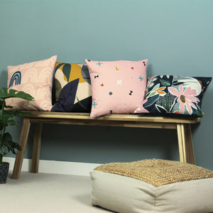 Be Kind Rainbow 43x43 Feather Filled Cushion Multi - Canwell Interiors Limited - Riva