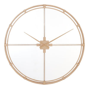 Beauly 110cm Dia Gold Finish Metal Wall Clock - Canwell Interiors Limited - Xshowhome
