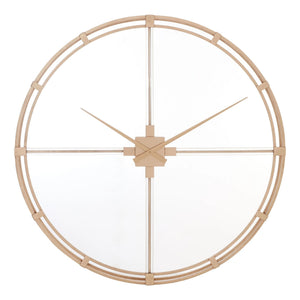 Beauly 110cm Dia Gold Finish Metal Wall Clock - XShowhome Limited - Xshowhome