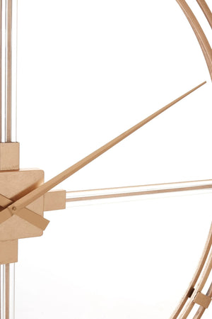 Beauly 110cm Dia Gold Finish Metal Wall Clock - XShowhome Limited - Xshowhome