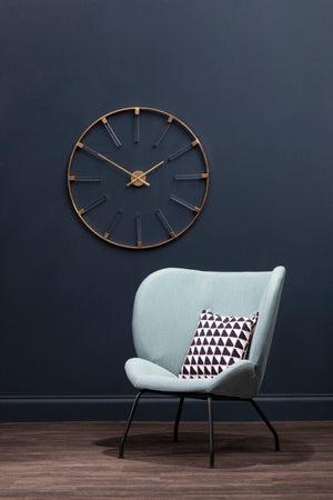 Beauly Gold Finish Round Wall Clock - Canwell Interiors Limited - Xshowhome