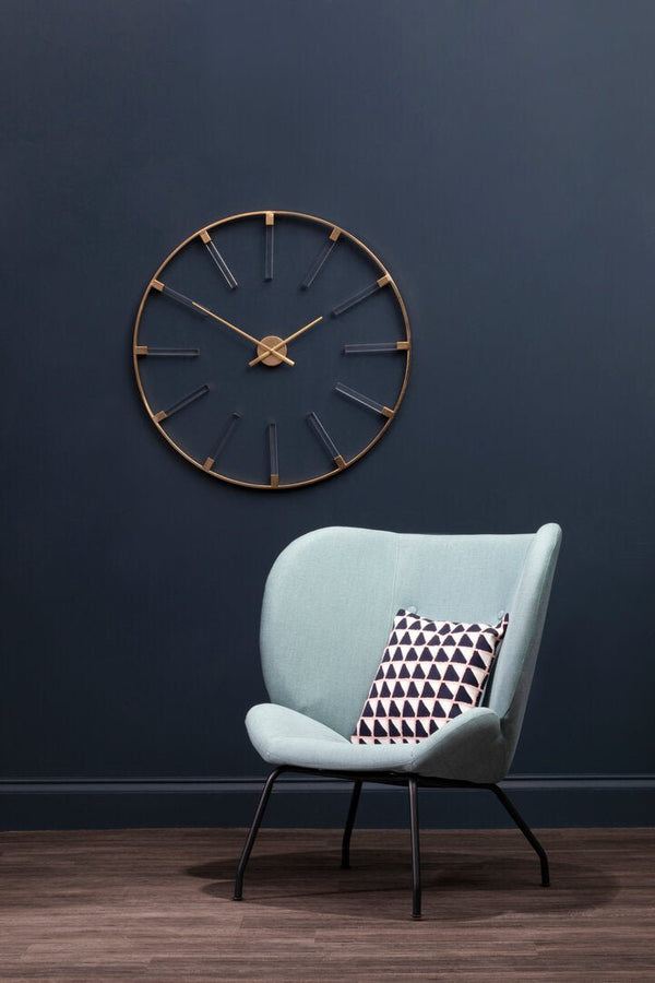 Beauly Gold Finish Round Wall Clock - Canwell Interiors Limited - Xshowhome