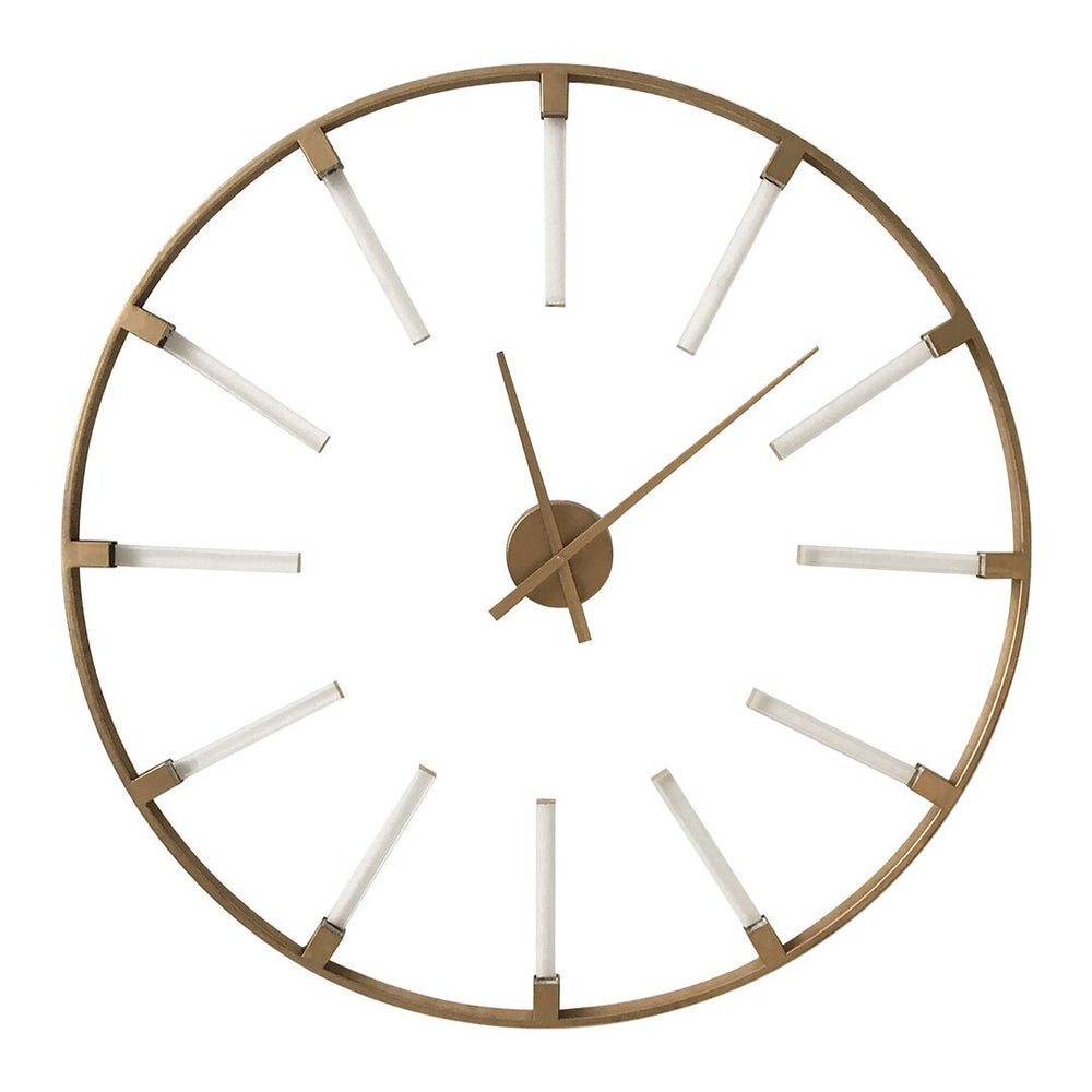 Beauly Gold Finish Round Wall Clock - Canwell Interiors Limited - Xshowhome