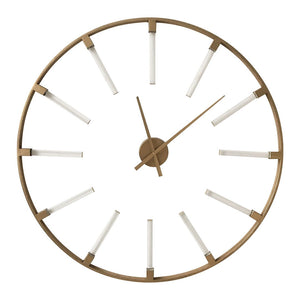 Beauly Gold Finish Round Wall Clock - Canwell Interiors Limited - Xshowhome