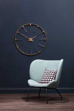 Beauly Gold Finish Round Wall Clock - XShowhome Limited - Xshowhome