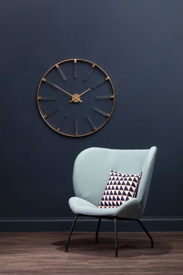 Beauly Gold Finish Round Wall Clock - XShowhome Limited - Xshowhome