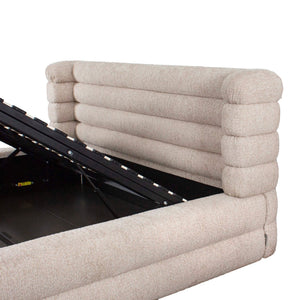 Bed Obidis natural linear 180x210 with storage - Canwell Interiors Limited - Richmond