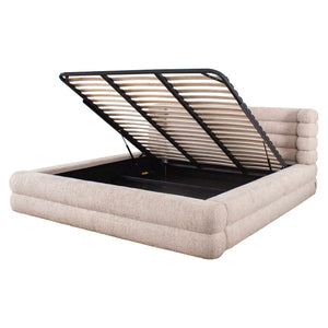 Bed Obidis natural linear 180x210 with storage - Canwell Interiors Limited - Richmond