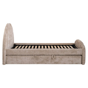 Bed Pixie clay chenille 120x200 with pull - out bed - Canwell Interiors Limited - Richmond