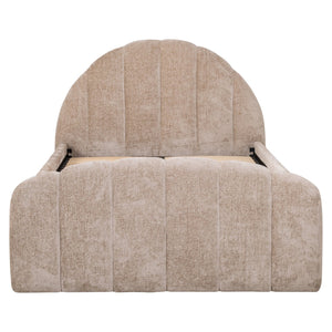 Bed Pixie clay chenille 120x200 with pull - out bed - Canwell Interiors Limited - Richmond