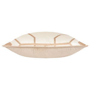 Bee Deco 43x43 Feather Filled Cushion Champagne - Canwell Interiors Limited - Riva