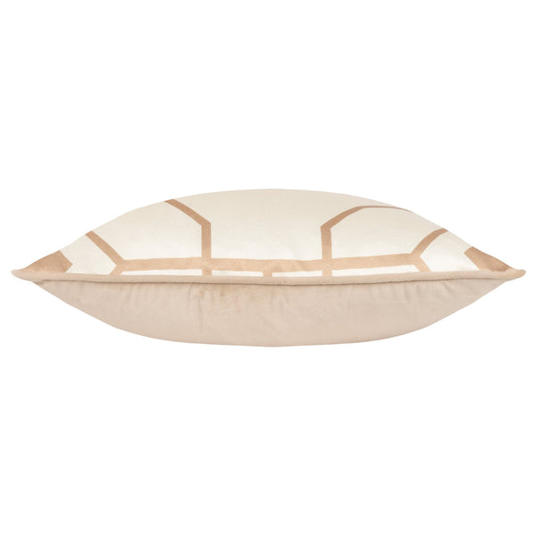 Bee Deco 43x43 Feather Filled Cushion Champagne - Canwell Interiors Limited - Riva